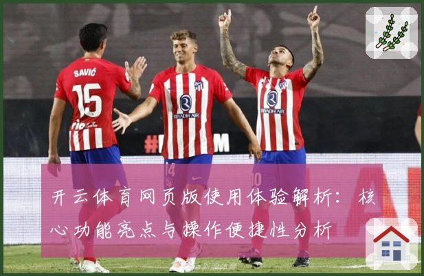 开云体育网页版使用体验解析：核心功能亮点与操作便捷性分析